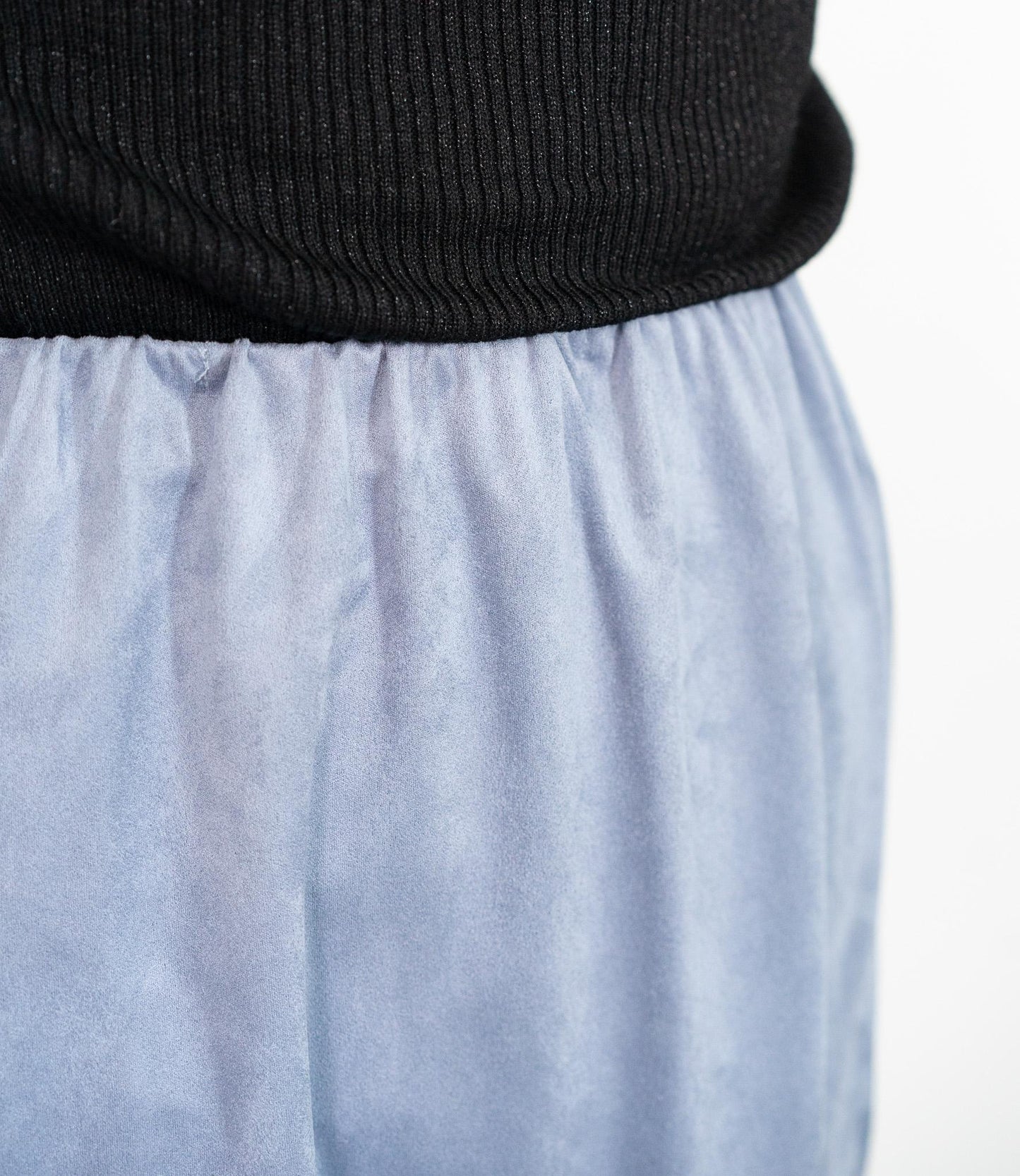 ストレッチスウェードAラインスカート