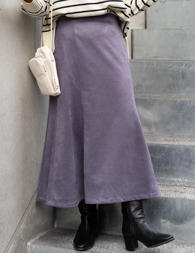 スエードスカート