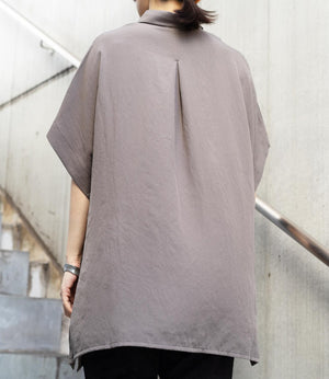 ボックスオーバーサイズシアーシャツ