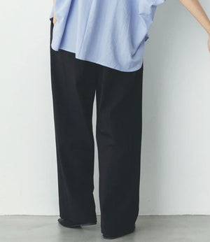【接触冷感】ワイドストレートパンツ