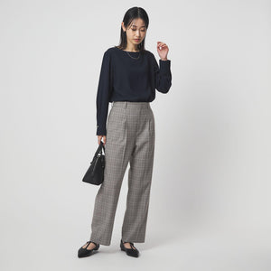 ［size SHORT/TALLあり］カチリラ ストレート パンツ ウォッシャブル ストレッチ