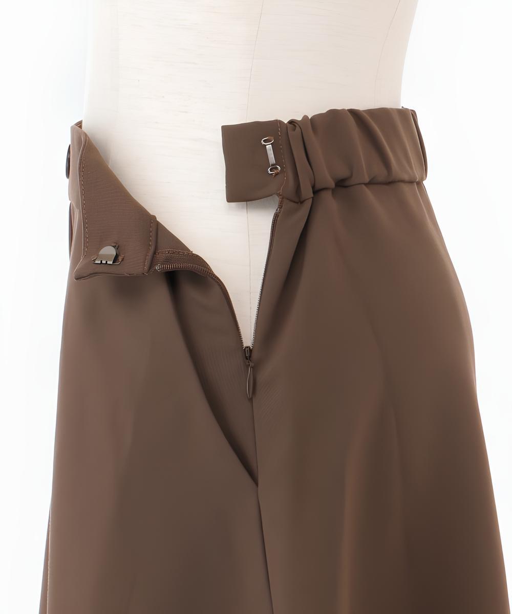 フレアボタンスカート