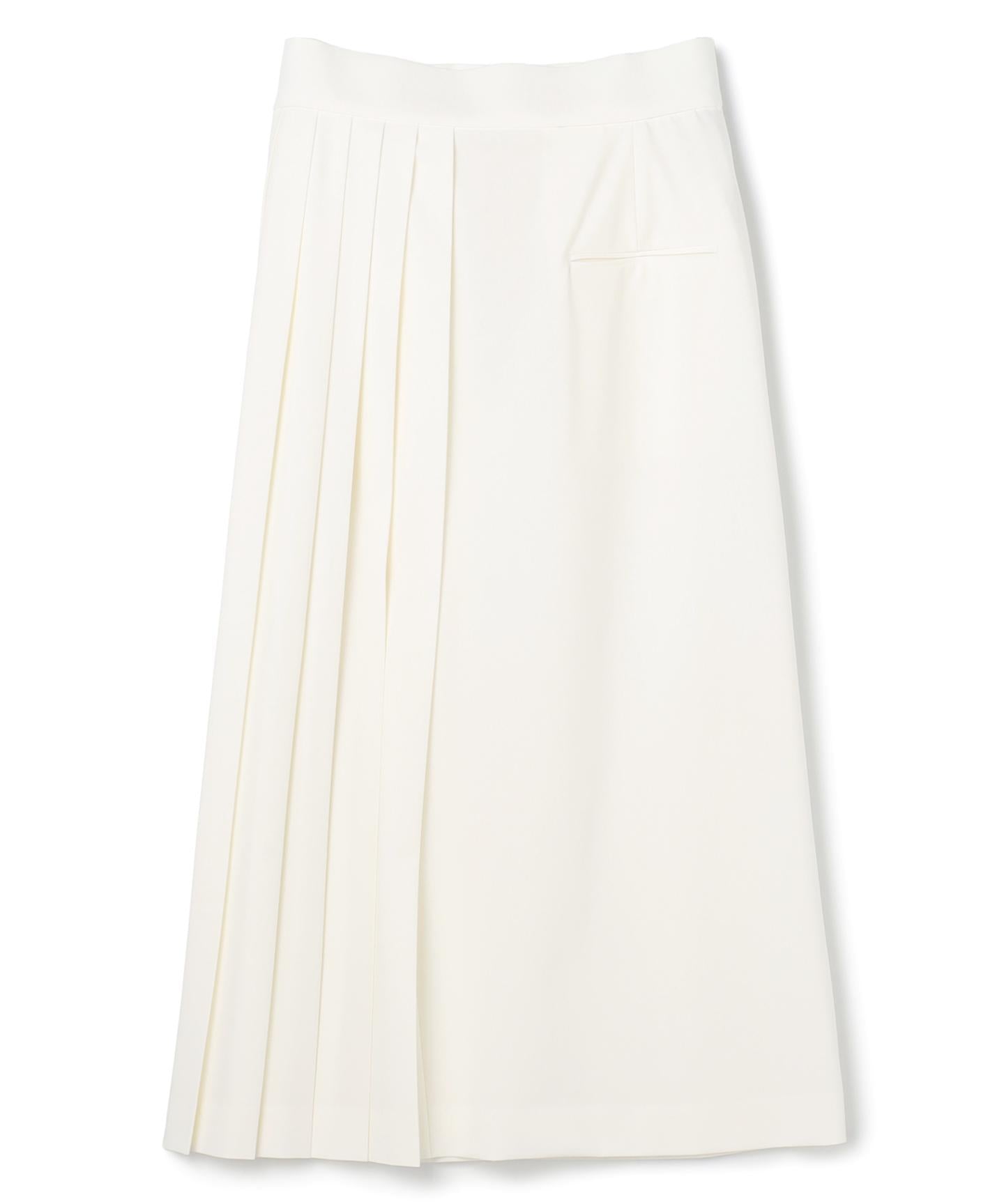 ZEPHYR / ウールライクアシンメトリープリーツスカート