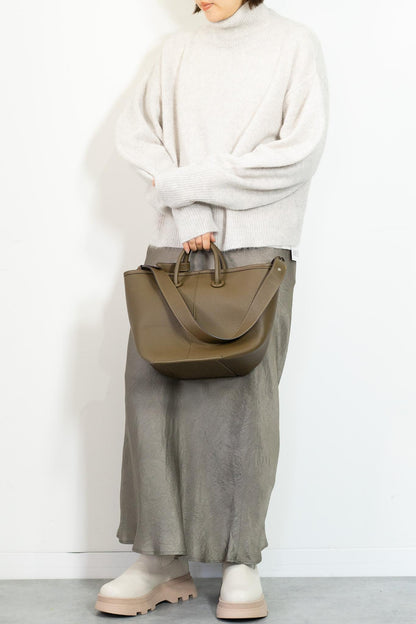 FOX混ボリュームスリーブニット