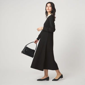 ハイショク エリツキ ニット ワンピース