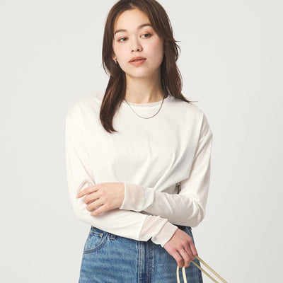 ソデ チュール プルオーバー カットソー