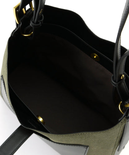 スウェードコンビワンショルダーバッグ