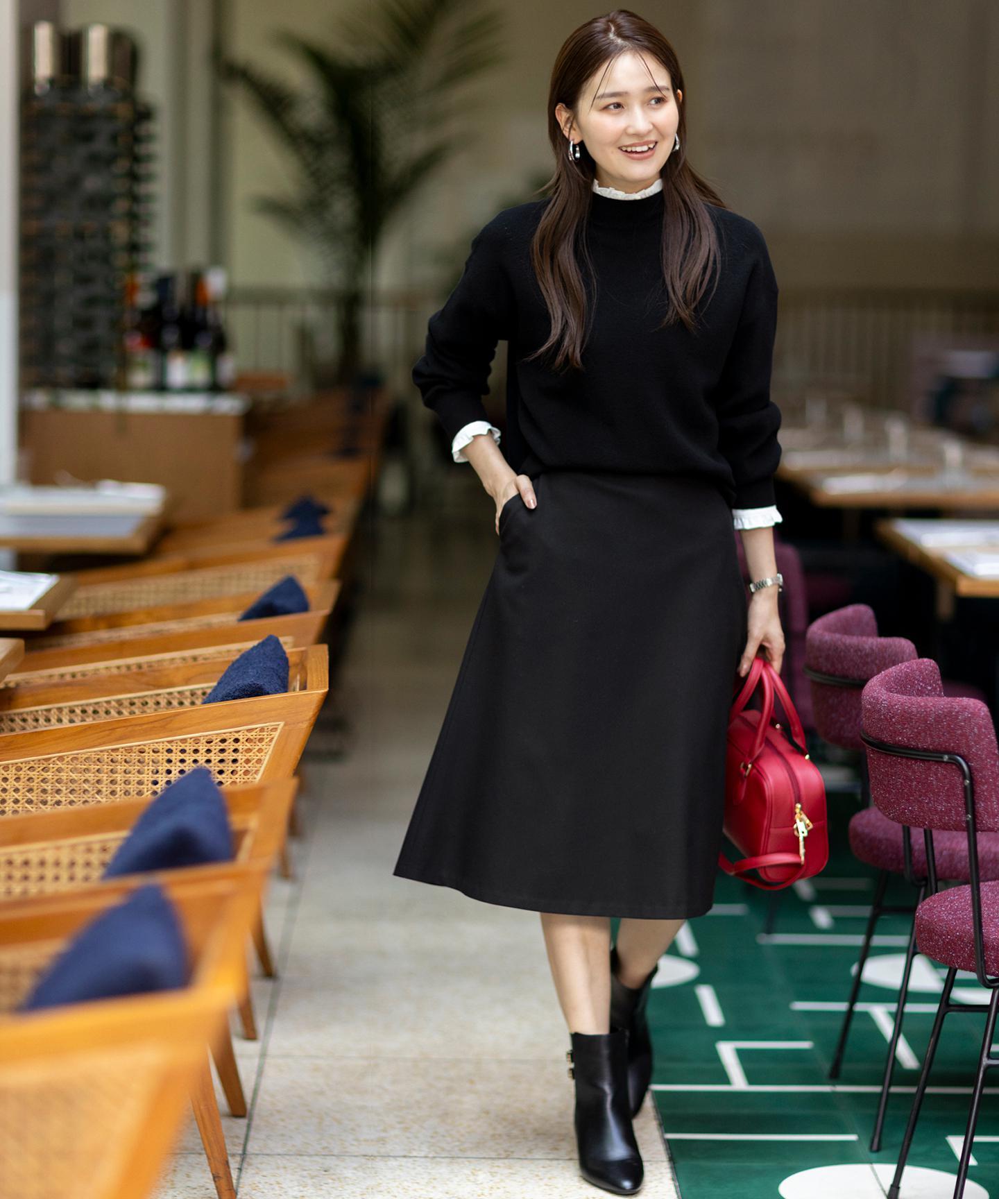 ピンタックフリル シャツ