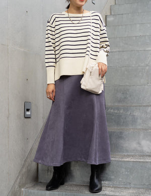 スエードスカート