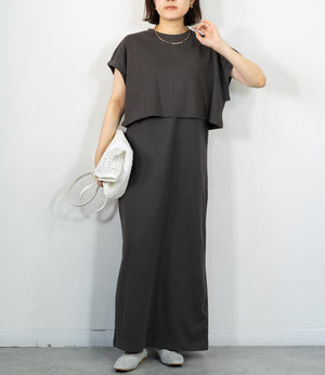 レイヤードワンピースセット