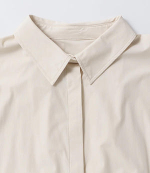 【接触冷感】バックタックオーバーシャツ