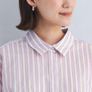 ストライプ ドルマン シャツ