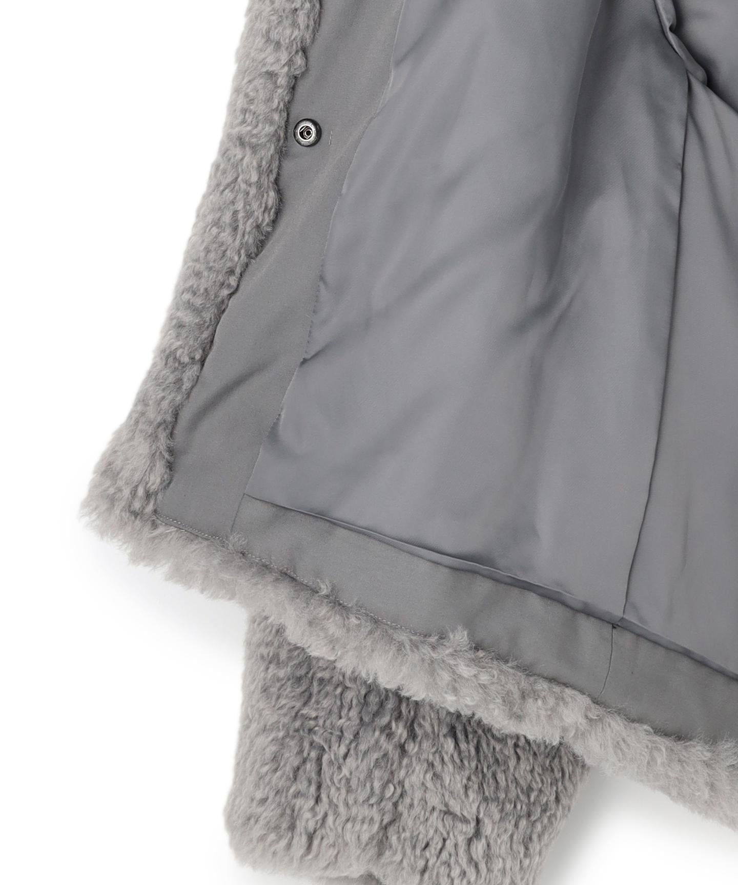 エコファー ステンカラーコート