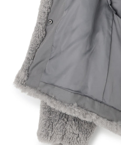 エコファー ステンカラーコート