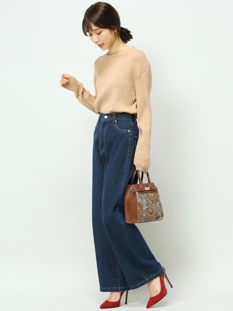 ﾎﾞﾄﾙﾈｯｸﾗﾝﾀﾞﾑﾘﾌﾞ長袖