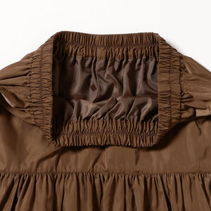 【百田夏菜子さん着用】【洗える】ツイル ギャザー スカート（S〜M）