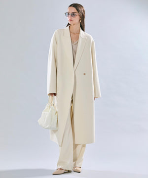 TERNES / 変形タックウールワイドパンツ