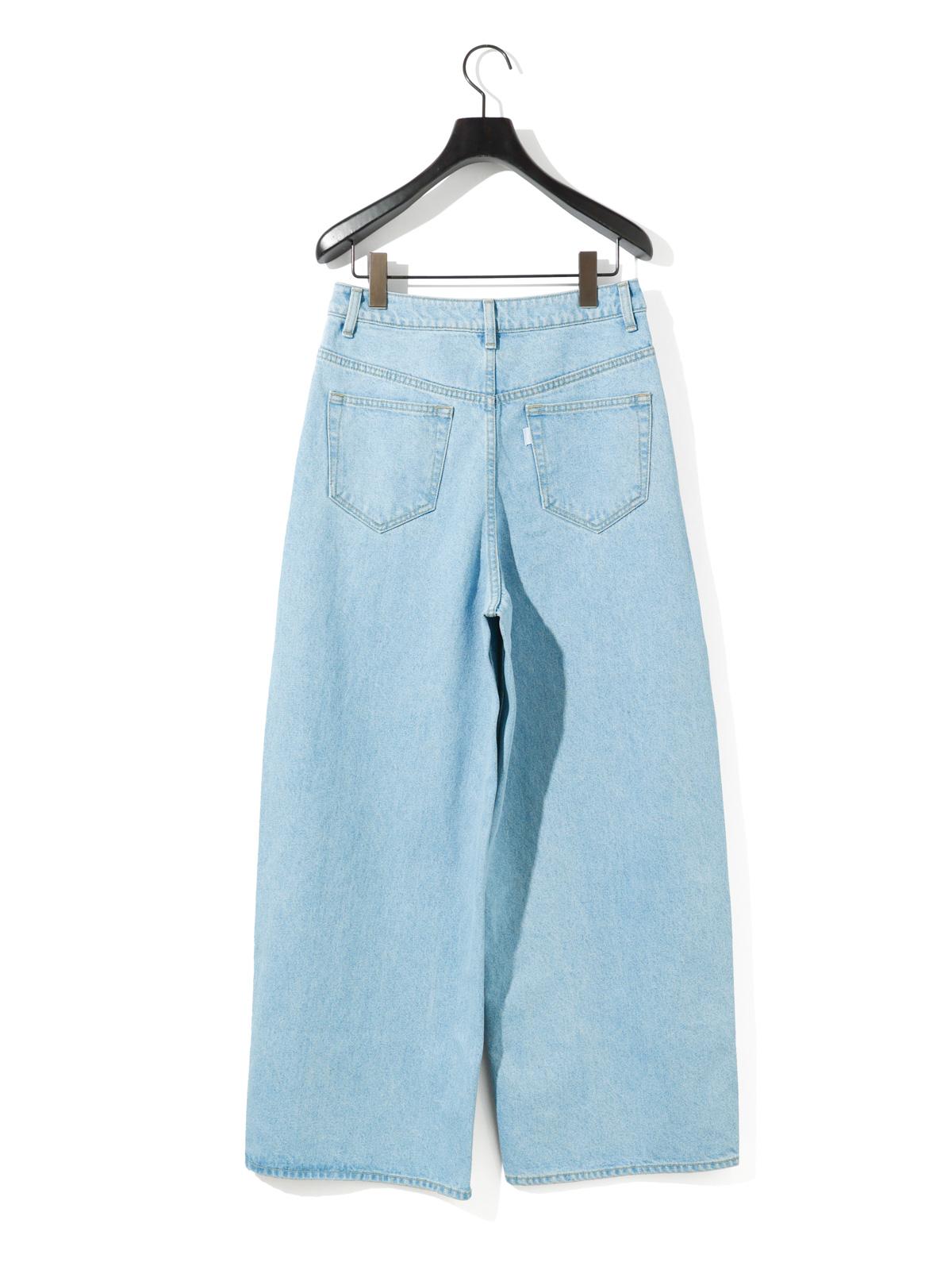 MIDIUMISOLID for Ladies バレルレッグワイドデニム