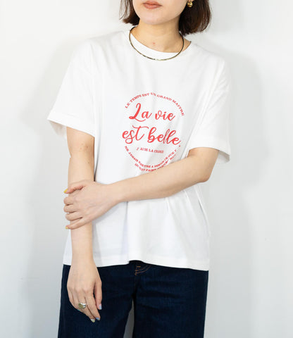 クールタッチLa vie est belleTシャツ