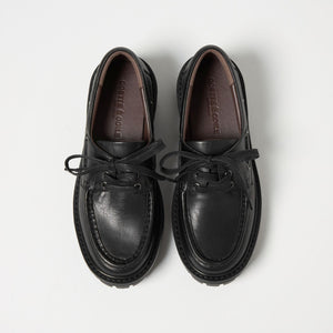 レースアップモカシン フラット45↑