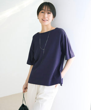 スゴ機能美 ハーフスリーブ ニット