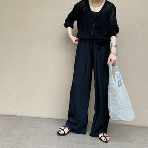 シースルーカーディガン