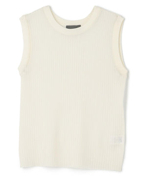 シアー リブ ノースリーブ ニット（uncrave STANDARD）