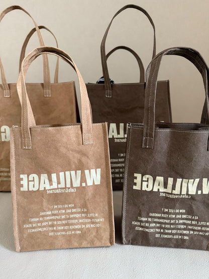 W.VILLAGE paper bag (S)