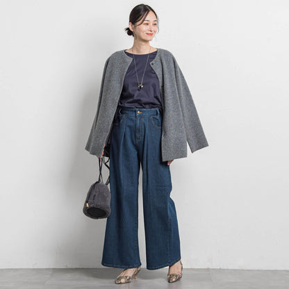 【WEB限定】【VIOLAd'ORO】ボア巾着ミニバッグ　ELMO / V-8925