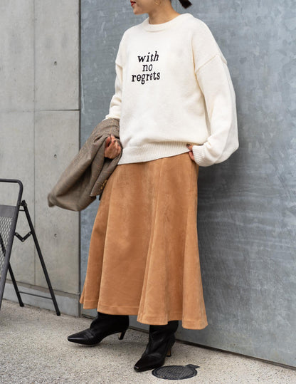 スエードスカート