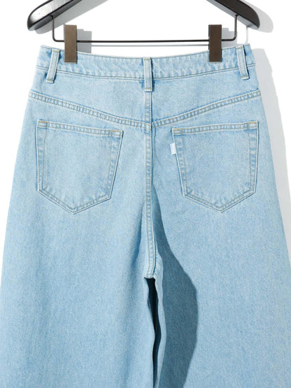 MIDIUMISOLID for Ladies バレルレッグワイドデニム
