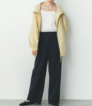 【接触冷感】ワイドストレートパンツ