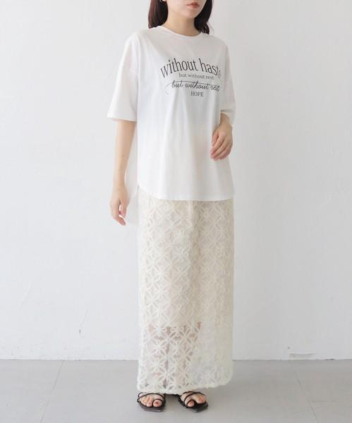 【接触冷感】エレガンスロゴTシャツ