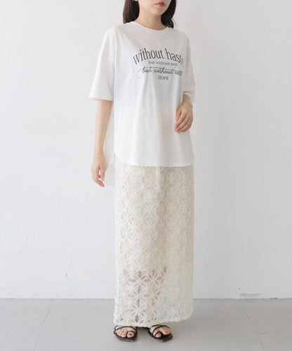 【接触冷感】エレガンスロゴTシャツ