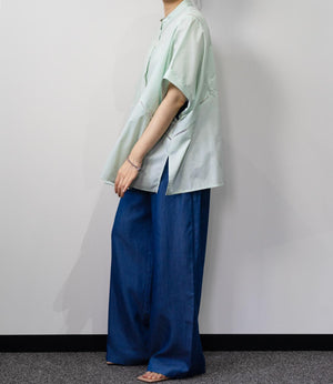 はしごレースオーバーサイズブラウス