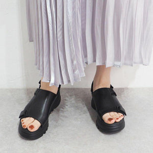 厚底カバーサンダル