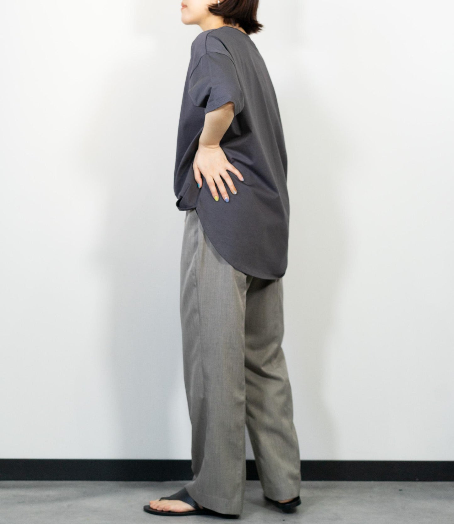 【接触冷感】ラウンドテールフォトTシャツ