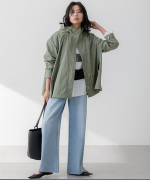 LIGHT DENIM バレルワイド パンツ