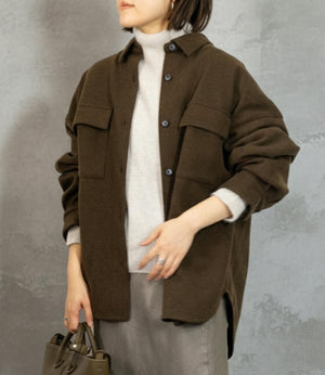 ウールライクCPOアウター