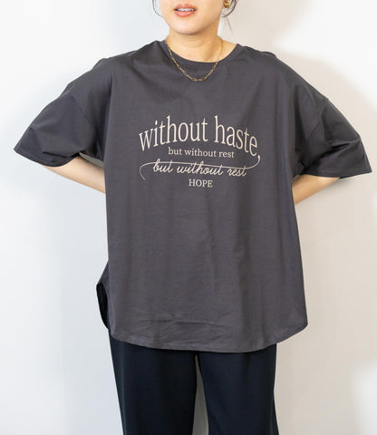 【接触冷感】エレガンスロゴTシャツ
