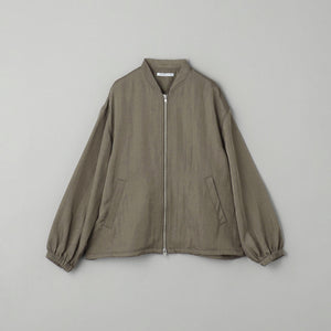 ナイロンツイル ジップブルゾン