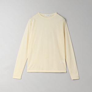 コットンナイロン天竺 シアー クルーネック Tシャツ
