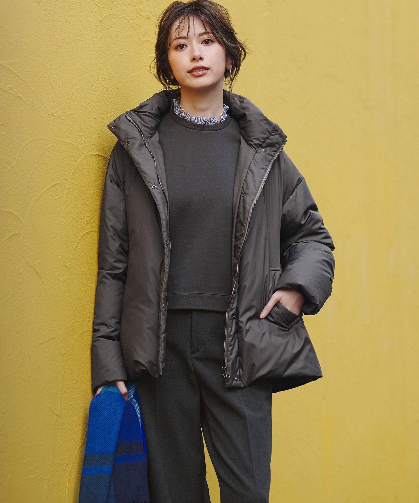 ステッチレス フーデット ダウン