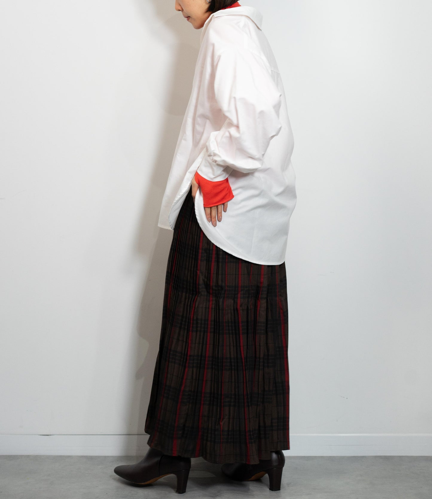 オックスコットンスキッパーシャツ