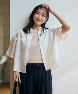 シアーテックリネンシャツ