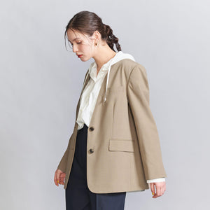 カットオフ カラーレス ジャケット