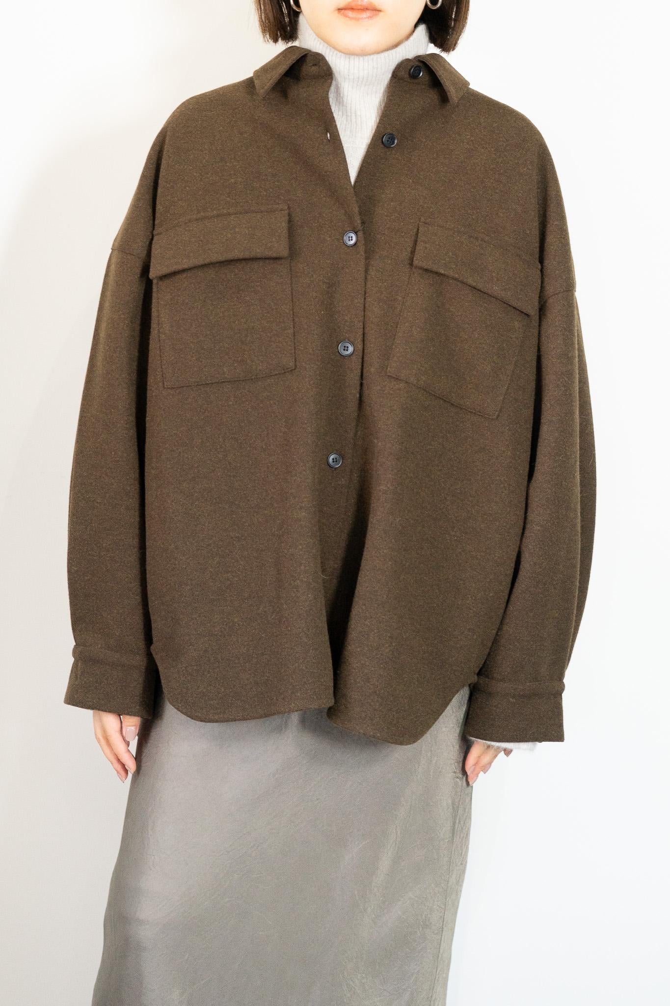 ウールライクCPOアウター