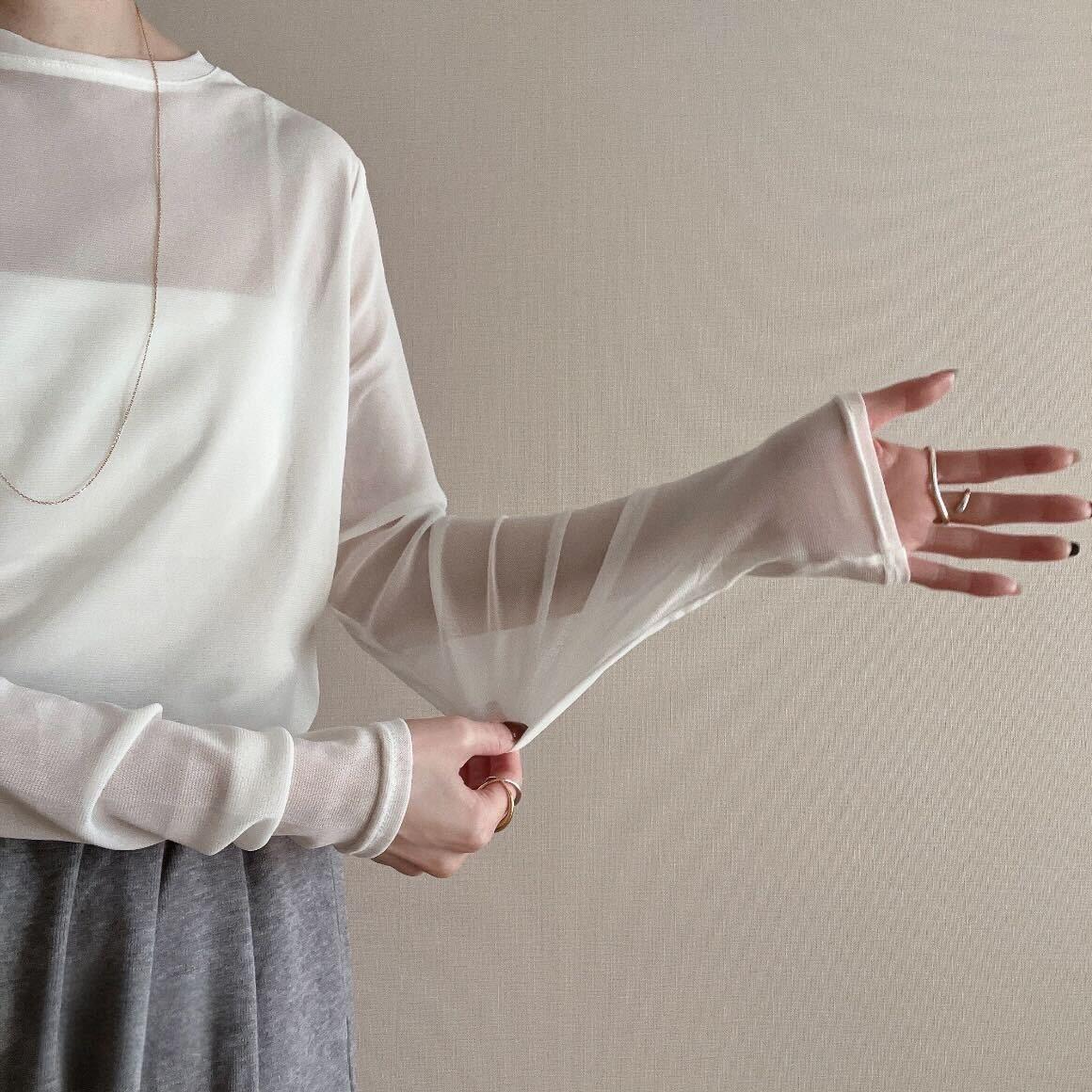 パワーネットシアークルーネック