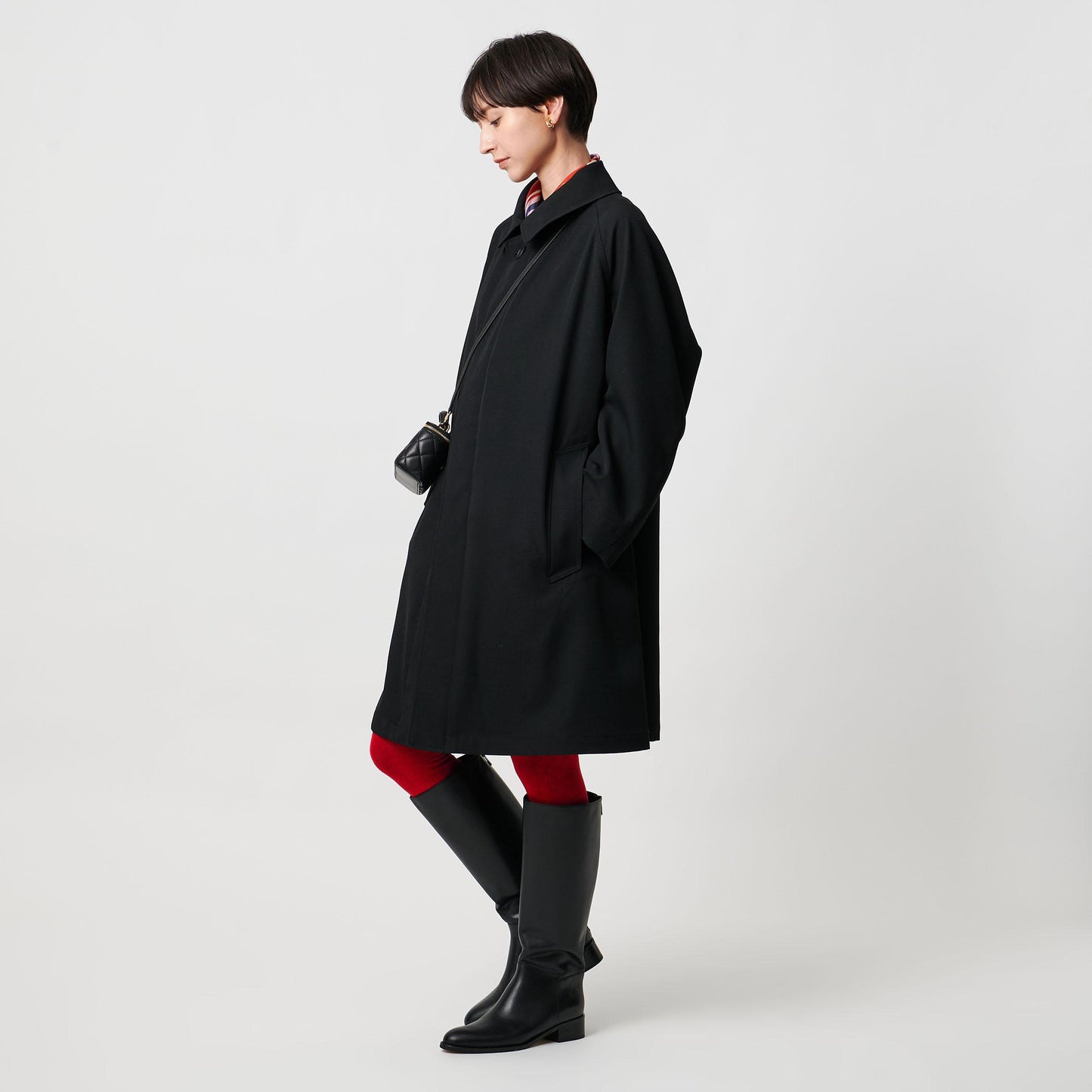 バックジップ ロングブーツ