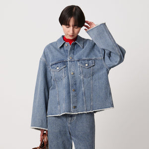 カットオフ デニムジャケット